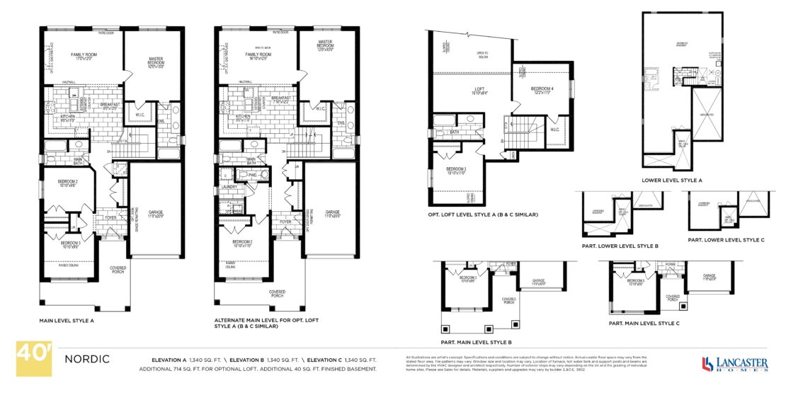 The Nordic  -    /  1340 sq.ft.